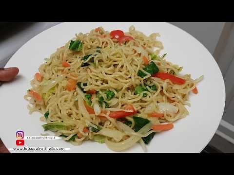 How To Make Indomie Instant Noodles/ Stir Fry