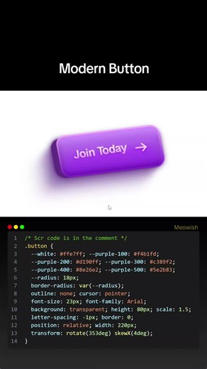Create Modern Buttons with HTML, CSS, and JavaScript
