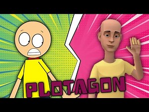 Caillou Teleports To Plotagon (Animated)