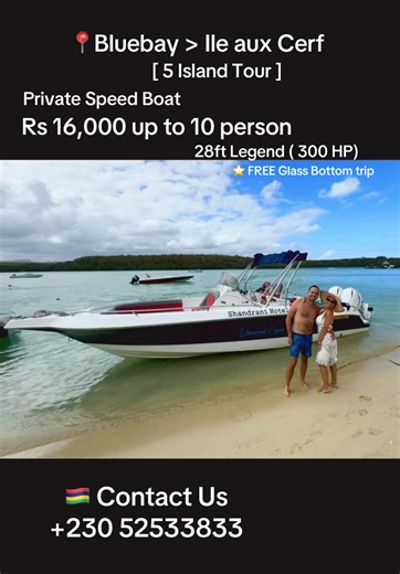 Explore Mauritius: Glass Bottom Boat Tour Adventure