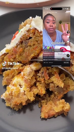 Moist carrot cake is a super easy dessert recipe to make and everyone loves it. 250ml sunflower oil 3 medium eggs 3 tablespoons of natural yoghurt 250g light brown sugar 1 Orange Zest 300g grated carrots 275g self raising flour 1.5 tsp bicarbonate of soda 1 tsp nutmeg 2 tsp ground ginger 2 tsp ground cinnamon 100 g walnuts/chopped pecans cream cheese frosting: 150g butter 125g cream cheese 700g icing sugar #carrotcake #carrot #cake ##easyrecipe #foodpage #foodies #foodposts #foodgram #recipeidea