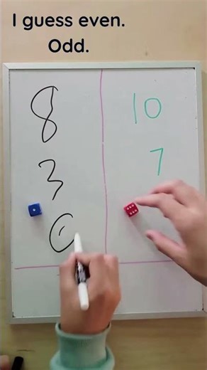 🎲 Guess Even or Odd? Fun Math Dice Challenge!