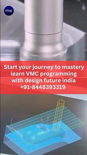 vmc programming for mechanical engineers with design future India |📞+91-8448393319