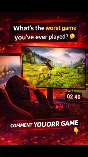 👉 POV: What’s the worst game you’ve ever played? Drop it below 👇