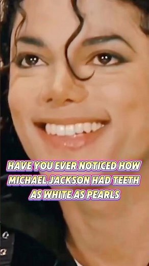 Have you ever noticed how Michael Jackson had teeth as white as pearls? #michaeljackson #teeth #fyp