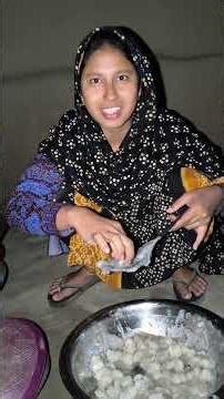 Aunt's hand-made chashi pitha,