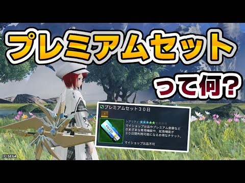 【PSO2NGS】プレミアムセットを使うと特典が盛りだくさん！内容を一挙ご紹介