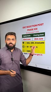 87K views · 754 reactions |  SSC SELECTION POST APPLY PROCESS ...