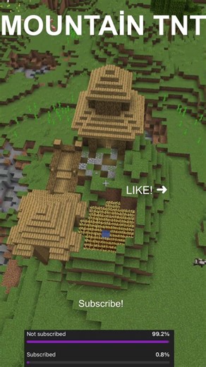 NEW MOUNTAİN TNT 😱💥😱 | Minecraft TNT Experiment 1.21(mod) #shorts #fyp