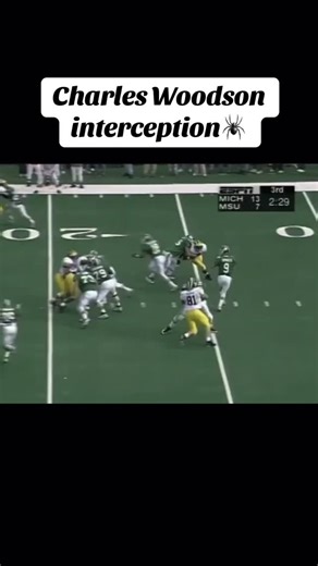 Blackbook on Instagram: "Charles Woodson with great interception in college football history"