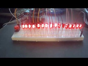 LED Chase Effects using bitRead
