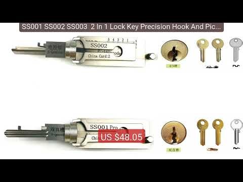 SS001 SS002 SS003 2 In 1 Lock Key Precision Hook And Pick Se... — Amazing Value 2026 | Must Have!
