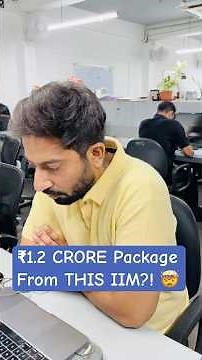 ₹1.2 Crore Package at IIM Ranchi! 🚀 | IPM & MBA Placement Update #shorts