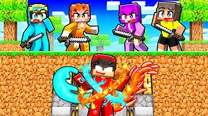 Hunters vs ELEMENTAL Speedrunner in Minecraft! | Cash gaming