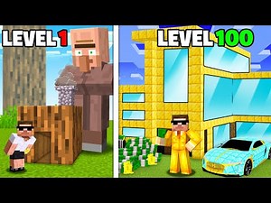 Evolving $1 House to $10,000 in Minecraft..