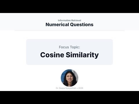 How to calculate the cosine similarity ?
