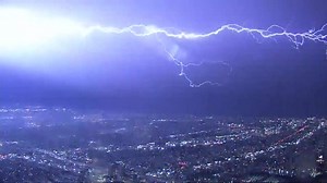 Incredible and rare lightning strike near Los Angeles a few nights ago. It caused several transformers to blow. Awesome video via helicopter pilot, Stu Mundel. | Ed Piotrowski WPDE