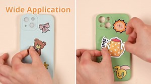 HTVRONT Sublimation Sticker Paper - 20 Pcs Matte White Waterproof Sublimation Stickers