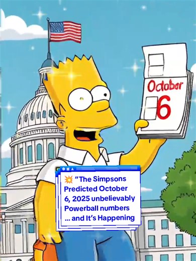 Los números de Powerball predichos por Los Simpsons