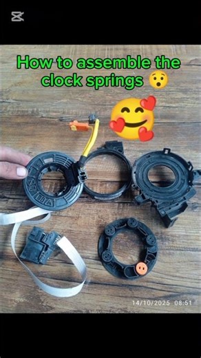 Airbag and horn clock springs assembling in 1 minute