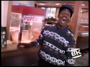 1992 - Burger King - Dinner Baskets, Table Service & Popcorn Commercial