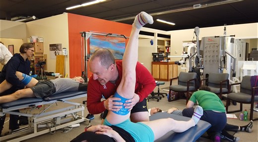 Need to improve sciatic neurodynamics, hip flexion, and IR? Here is my favorite technique using an EDGE Mobility Band to modulate and decrease perception of stretch. After this, it's easy to load up with self neurodynamic tensioners progressing to deadlifts for loading! | Modern Manual Therapy