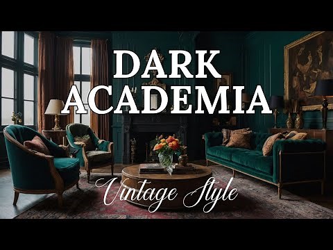 All About the New Dark Academia Design Style | Elegant & Mysterious Interiors