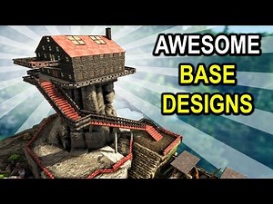ARK BASE SHOWCASES On Ragnarok! Ark Survival Evolved Base Designs!