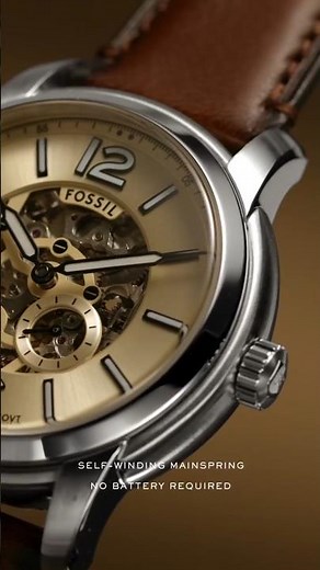 Fossil Heritage Automatic: Timeless Style in Motion! ⌚✨ #FossilWatch #shorts #shortsfeed