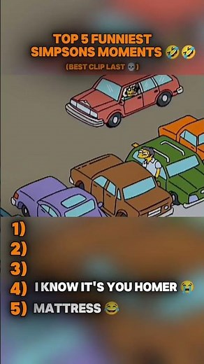 Top 5 Funniest Simpsons Moments 😅🤣