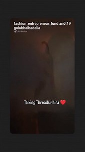 The illuminating glow of Talking Threads Naira as seen on Jio Hotstar show #PitchToGetRich #talkingthreadsofficial #talkingthreads | Talking Threads