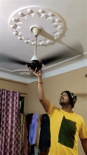 Broken 💔💔💔 ceiling fan exprement #viral #video #fan