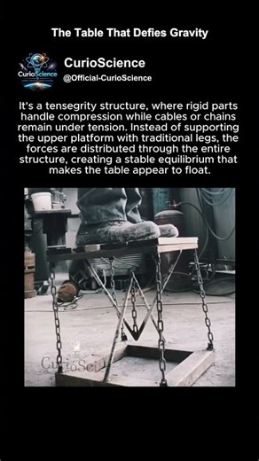 How Is This Table Not Falling?