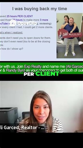 Pay Agents to Buy Back Time Ali's Real Estate Secret