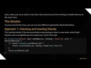 Efficiently Managing Hashmaps in Rust: A Guide to Checking and Inserting Data in One Function