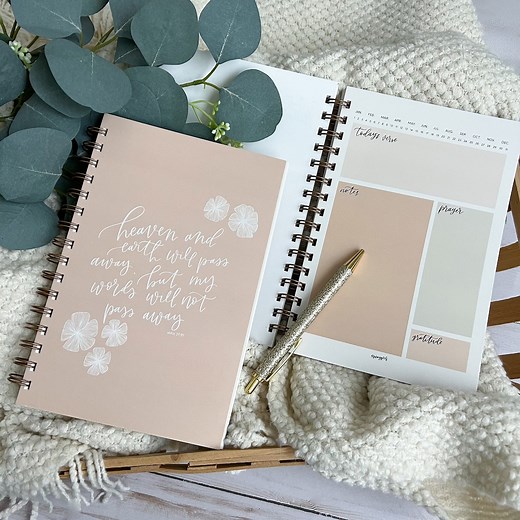 Christian Bible Study Journal: Scripture Notebook With Prompts - Etsy