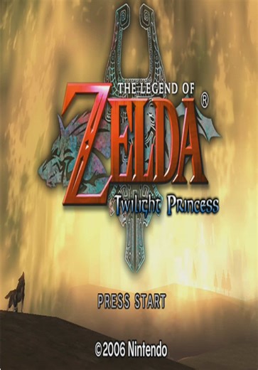 The Legend of Zelda: Twilight Princess Main Menu #zelda #twilightprincess #nintendo #gamecube #retrogaming