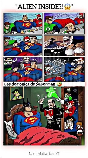 Superman's Worst Nightmare! 🤣 Xenomorph vs Man of Steel #deepmeaning #comics #shortsfeed