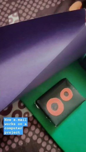 How e.mail works on a computer project ‪@Alifasuhailcrafts‬ #alifasuhailcrafts🧋🍇