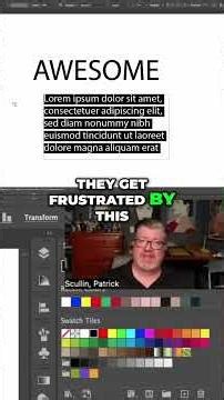 Illustrator Text Box Rotation TRICK You NEED To Know! #shorts