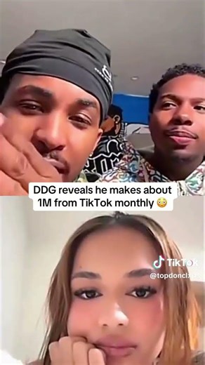#ddg reveals how much he makes off of #tiktok