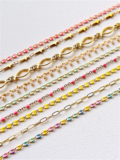 Gold Colored Chains for Permanent Jewelry Making – Tarnish Free, No Fade (3 Feet) - Etsy