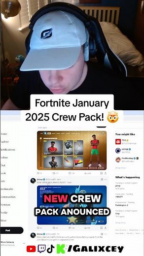 Fortnite January 2025 Crew Pack! 🤯