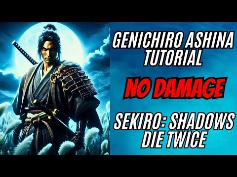 Genichiro Ashina Tutorial NO DAMAGE! - Sekiro