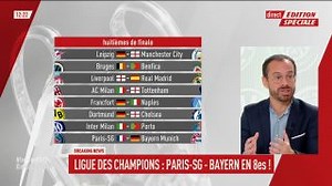 Les affiches des huitièmes de finale de la Ligue des champions
