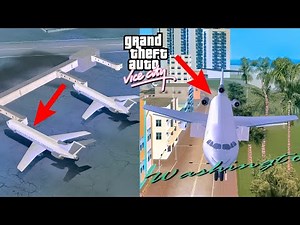 How To Drive This Plane in GTA Vice City? (Hidden Place) GTAVC Secret Plane Cheat Code