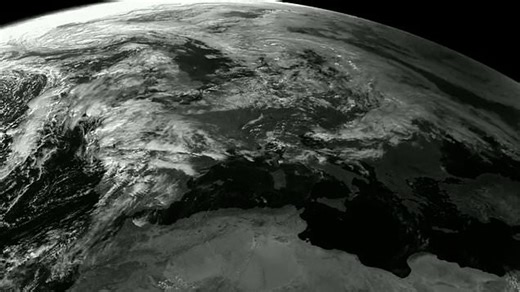 Incredible EUMETSAT satellite footage captures partial solar eclipse from space