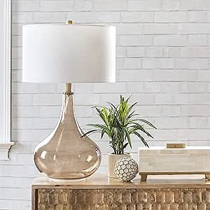 nuLOOM Farrell 26" Glass Table Lamp