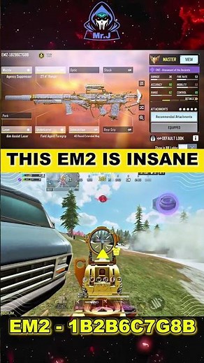 EM2 ⚡ Best Accuracy & Range Gunsmith | COD Mobile BR