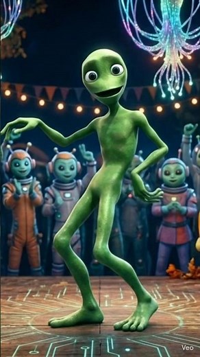 Green Alien dance dame tu cosita #funny​ #alien​ #aliendance​ #color​ #crazzyalienz​ #ai #viral #ai